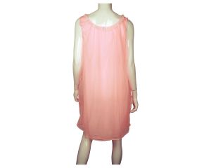 Vintage Unused Pink Nylon Nightie 1960s Nightgown NWOT Size L Made in Canada - Fashionconstellate.com