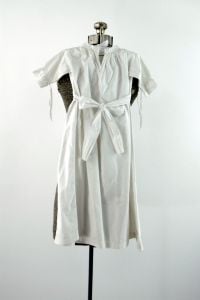 Edwardian christening gown white cotton baby infant dress eyelet broderi anglais lace - Fashionconstellate.com