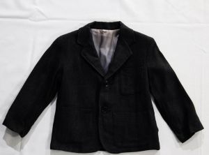 Size 4 1950s Boy's Suit - Charcoal Gray Jacket & Pant Set - 50s Early 60s Boys 4T Sunday Best Outfit - Fashionconstellate.com
