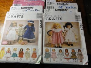 Lot of 8 American Girl Doll Clothes Sewing Patterns for 18 inch Doll | Simplicity & McCalls - Fashionconstellate.com