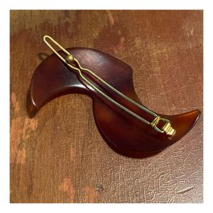 1960’s Vintage French Tortoiseshell Barrette Hair Clip Made in France - Fashionconstellate.com