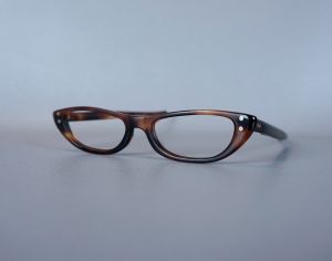 Vtg Eyeglass Frames, NOS Mini Amber Frames, American Optical NWT Frames