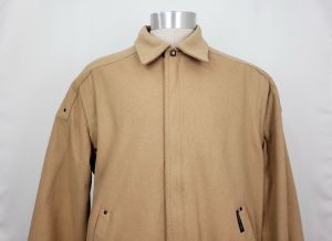 80s Members Only Jacket Brown Wool Bomber | Vintage Men's 42 - Fashionconstellate.com