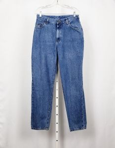 90s Blue High Waist Mom Jeans by Lee | Vintage Misses 14 Short