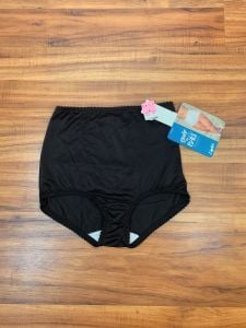 1980s Vintage Body by Bali Black Shapewear Underwear | Light Support | NWT | Waist 22'' to 34'' 