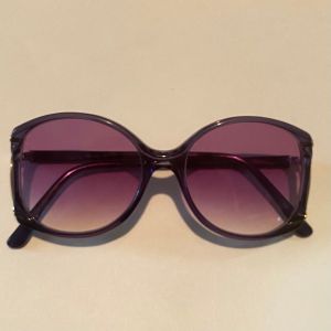 Vintage 1970’s Sunglasses with Purple Gradient Lenses Deadstock - Fashionconstellate.com