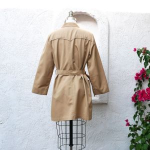 70s Vintage Trench Coat, Size S to M - Fashionconstellate.com