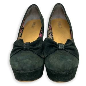 8.5 SEYCHELLES AMPERSAND circa 2011 Green Suede Platform High Heels Shoes RARE Anthro - Fashionconstellate.com