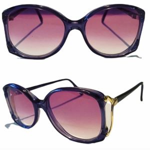Vintage 1970’s Sunglasses with Purple Gradient Lenses Deadstock