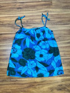 Small to Medium | 1960's Vintage Cotton 3 Piece Swim Set | Tikki | Alohawear | Vintage Bikini - Fashionconstellate.com