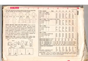1960s Shirtwaist Dress Sewing Pattern - Full or Straight Skirt - Unused Complete Bust 32 Simplicity - Fashionconstellate.com