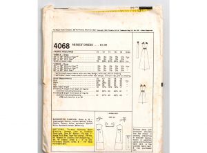 1970s Dress Sewing Pattern - Misses Size 14 Tunic In Two Lengths Dated 1974 - Tied Bow Shoulder - Fashionconstellate.com