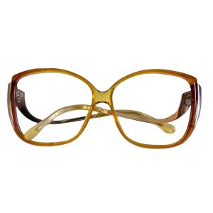Vintage Optyl E31 Brown Silver Oval Austria Eyeglasses Sunglasses Frames - Fashionconstellate.com