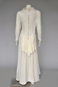 1930s ivory velvet wedding dress S/M - Fashionconstellate.com