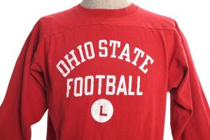 1970s Ohio State Football Shirt |  Vintage 70s Champion Red Football Shirt | Champion Brand - Fashionconstellate.com