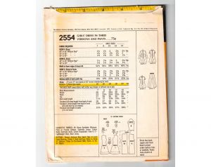 1960s Girl's Mini Dress Sewing Pattern with Pants or Leggings - Size 10 Childs Mod Fashion - Fashionconstellate.com
