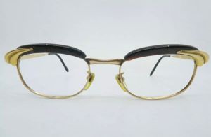 Vintage 1950s 12K Gold Filled Eyeglasses Made in Austria - Fashionconstellate.com
