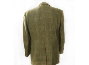 Brooks Bros Cashmere Sport Coat - Caramel Brown Glen Plaid Wool & Cashmere Blazer - Y2K Suit Jacket - Fashionconstellate.com