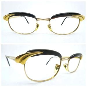 Vintage 1950s 12K Gold Filled Eyeglasses Made in Austria