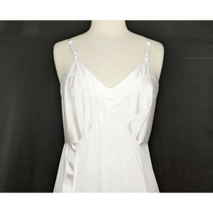 90s Slip White Full Dress Nylon by Sears| Vintage Misses 36 - Fashionconstellate.com