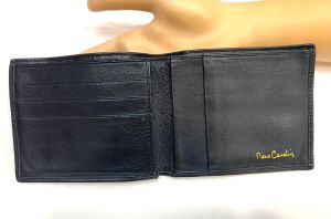 Vintage Pierre Cardin Black Leather Bifold Wallet | Classic | Mens | Logo - Fashionconstellate.com
