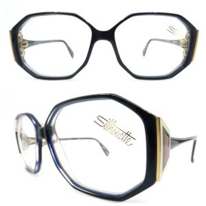 1980’s Silhouette Brand Deadstock Glasses with Demo Lenses Made in Austria