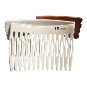 Bold 1980’s Deadstock French Hair Comb by HR France - Fashionconstellate.com