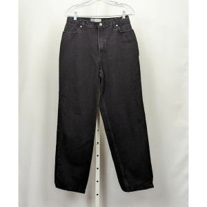 90s Jeans Black Mom High Waist by Faded Glory| Vintage Misses 12P 12 Petite