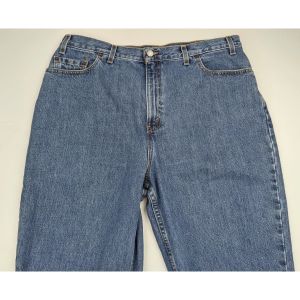 Y2K Jeans Levi's Blue 550 Relaxed Fit Tapered Leg | Vintage Women's 20W M - Fashionconstellate.com