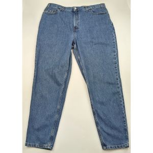Y2K Jeans Levi's Blue 550 Relaxed Fit Tapered Leg | Vintage Women's 20W M