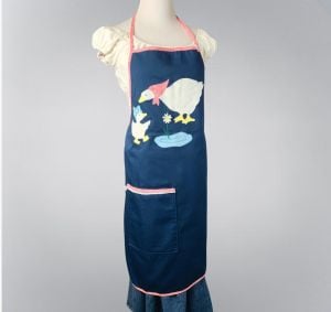 Your Grandma's Favorite 90s Vintage Apron | Cute Duck & Duckling Appliques | Adorable Gift for Chefs