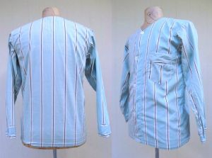 Rare Vintage 1930s Babe Ruth Cotton Pajamas, 30s Blue Striped PJs, 1930s Sleepwear, Unisex Small 38  - Fashionconstellate.com