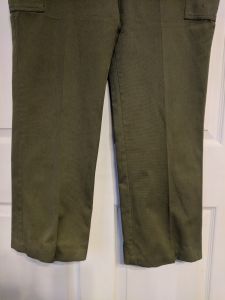 70s Mens Green Pants Boy Scouts Uniform Vintage 37 Waist 31 Inseam - Fashionconstellate.com