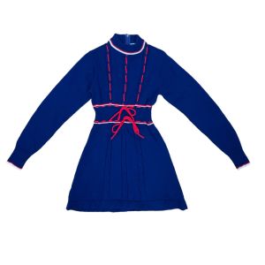 1970s girls sweater dress by Lizzie Lou Size 10
