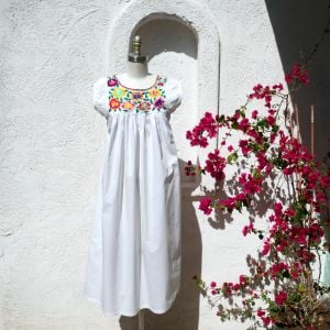 White Mexican Dress