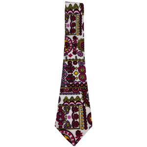 Vintage 1960s 70s Mod Tie Wild Colourful Necktie - Fashionconstellate.com