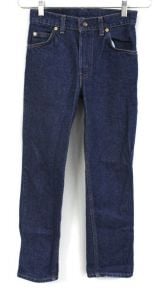 NWT Rare VTG Boys 12 Levi's 506 Denim Blue Jeans 26 x 26.5 USA Orange Tab