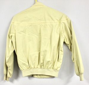 Peters Boys Mens Vintage 1960s Chore Jacket Sz 14 S Yellow Cotton Striped Lining - Fashionconstellate.com