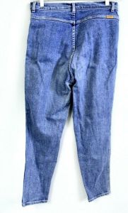 Vintage 1980's Jordache Womens High Waisted Washed Blue Jeans Size 12 30x31 - Fashionconstellate.com