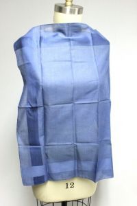 VTG Saint Laurent YSL Men's XL Cotton Scarf Handkerchief  Logo Blues 2 - Fashionconstellate.com