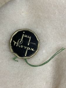Extremely Rare VIntage Jay Thorpe Jewelry Box With Tag Empty 1930s-40s - Fashionconstellate.com