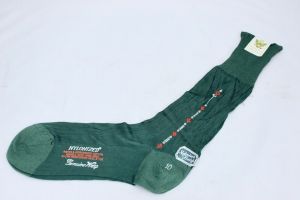 VTG Men's Cotton Rayon Dress Socks Green Genuine  Wrap 1950s NOS VTG