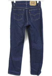 NWT Rare VTG Boys 12 Levi's 506 Denim Blue Jeans 26 x 26.5 USA Orange Tab - Fashionconstellate.com