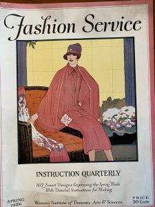 Antique Womans Institute Spring 1926 FASHION SERVICE 167 Designs Make Clothes