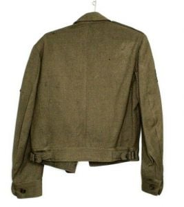 Vintage Mens Military Waist Jacket Ike Eisenhower Army WW2 Size 36R S Coat 1946 - Fashionconstellate.com