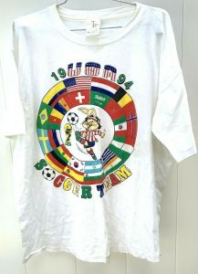 Vintage T Shirt  World Cup Soccer USA 94' Bunny 1994 Shore Hills 100% Cotton