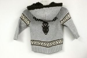 Baby Gap Buffalo Bison Full Zip Wool Blend Sweater Girl Boy size Toddler 4yr - Fashionconstellate.com