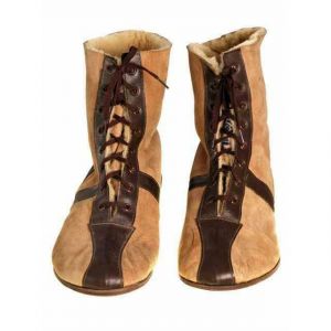 Mens Vintage Sherpa Suede 2-Tone Boots 1940S Mens Size 8 NIB Wannigan  - Fashionconstellate.com