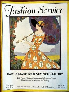 Antique Womans Institute Summer 1926 FASHION SERVICE 159 Designs Make Clothes