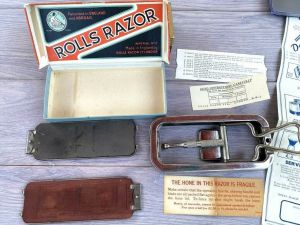 Vintage Rolls Razor Imperial No. 2  London In Box Safety Razor Instructions 6''